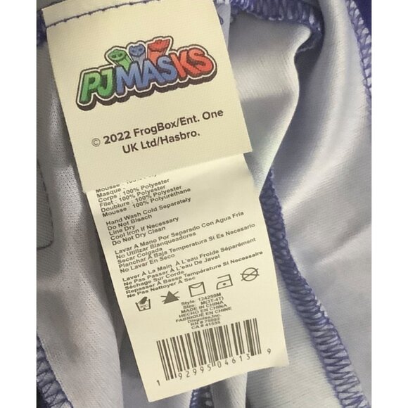 PJ Masks Kids Catboy Costume Mask and Tail Toddler 3T - 4T Halloween - Picture 5 of 6